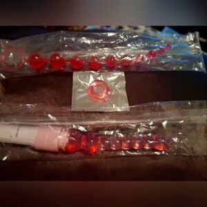 Pink Beaded  Adult Toy Set